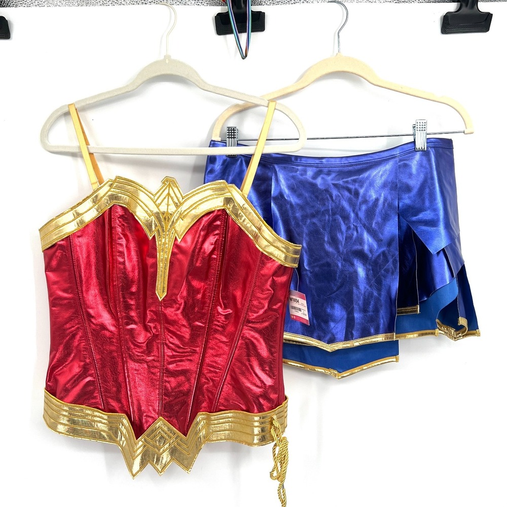 NEW Under Brands WW84 Wonder Woman cosplay outfit costume Halloween 2pc L XL